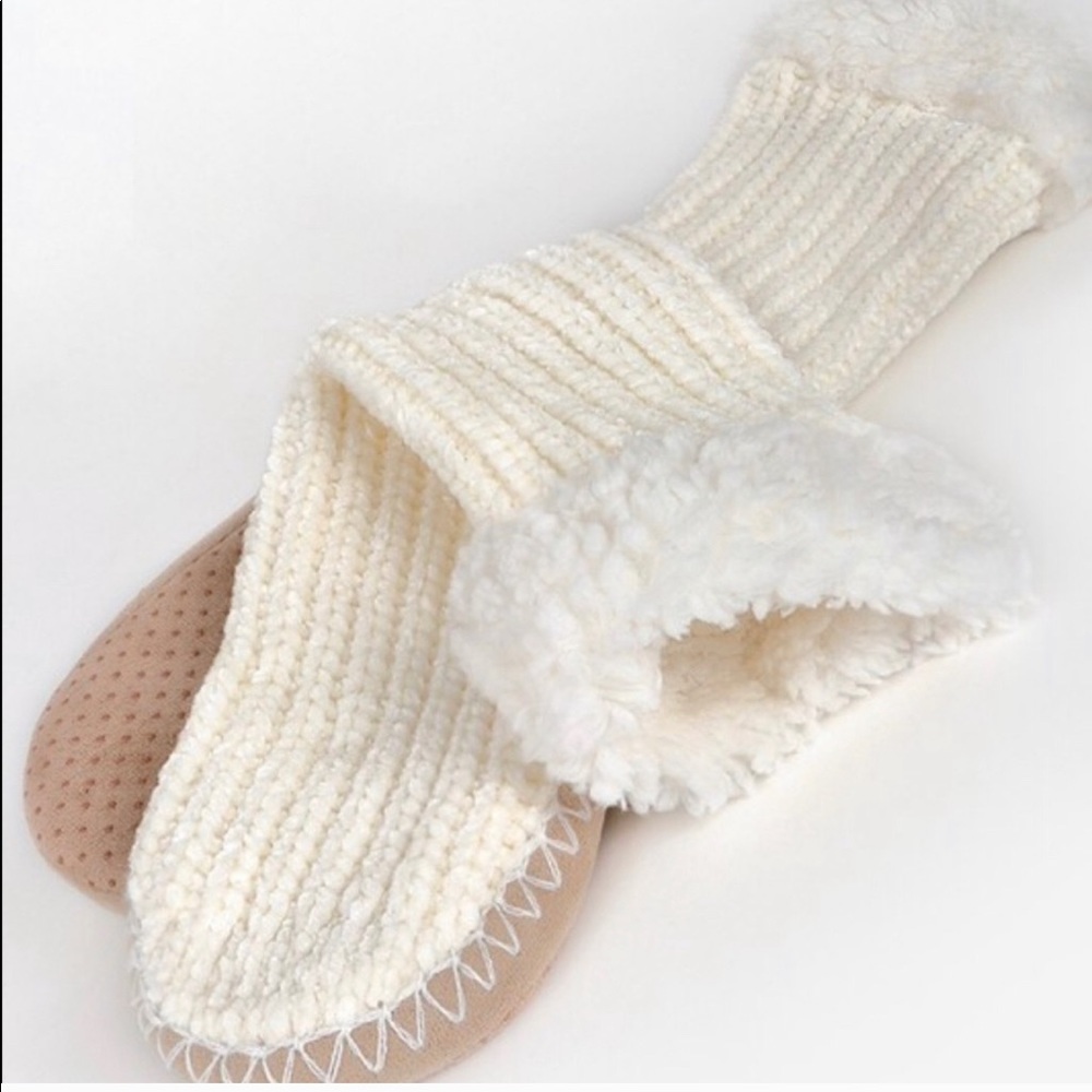 Plush Chenille Slipper Booties LAST PAIR!